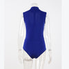 Sexy Low Cut Halter Sleeveless Bodysuit