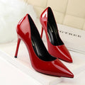 Pointed Toe Patent Leather Stilettos / More Colors