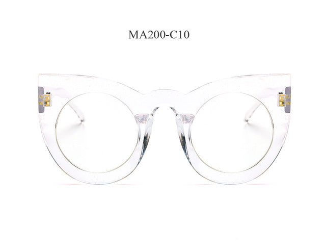 Vintage Round Luxury Cat Eye Sunglasses