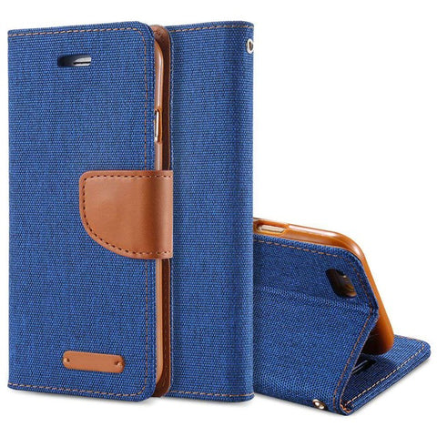 Magnetic Book Wallet Flip Case Cover Stand for all iPhones