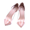 Sexy Pointed Transparent Slip-on Heels