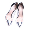 Sexy Pointed Transparent Slip-on Heels