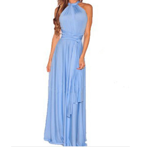 Convertible Wear multiply ways  Sexy Women Boho Maxi Dress