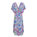 Boho chic summer long dress women Backless lace up elastic high waist dress Elegant streetwear maxi dress
