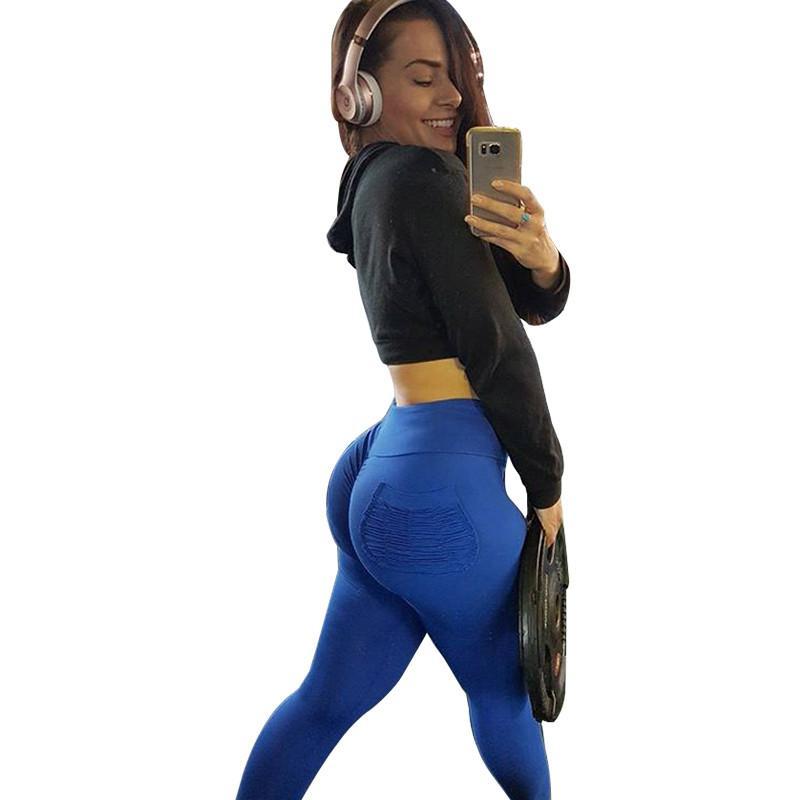 Sexy High Waist Push Up Fitness Leggings / Workout Candy