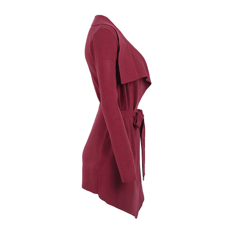 Slash Knitted soft cardigan sweater