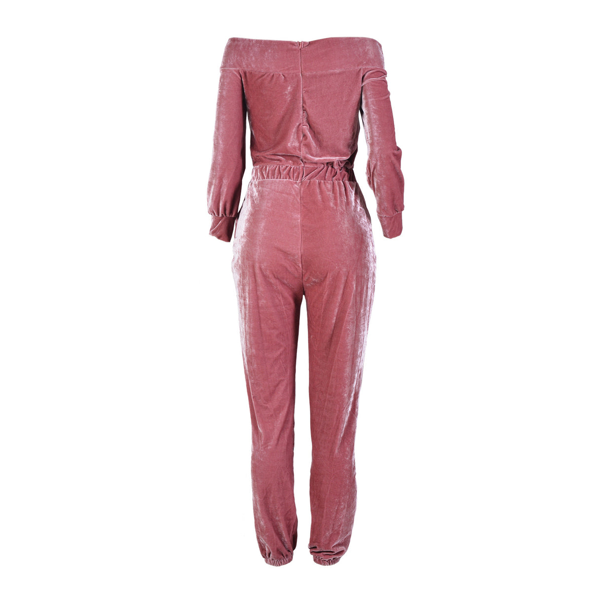 Sexy Womens Velvet  Nightclub Style Jumpsuit