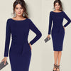 Womans Wasit Bow  Elegant Ruched Bodycon Sheath Dress