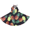 Pineapple Print Mini Short Dress