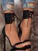 Lace UP High Heel Sandals