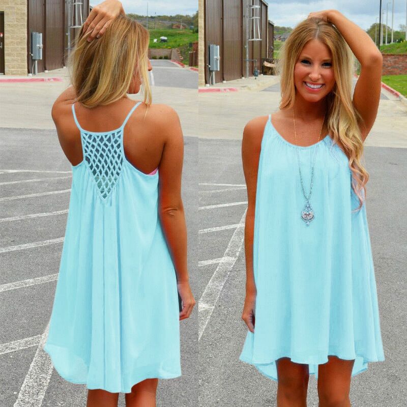 Chiffon Summer beach dress / Plus size also