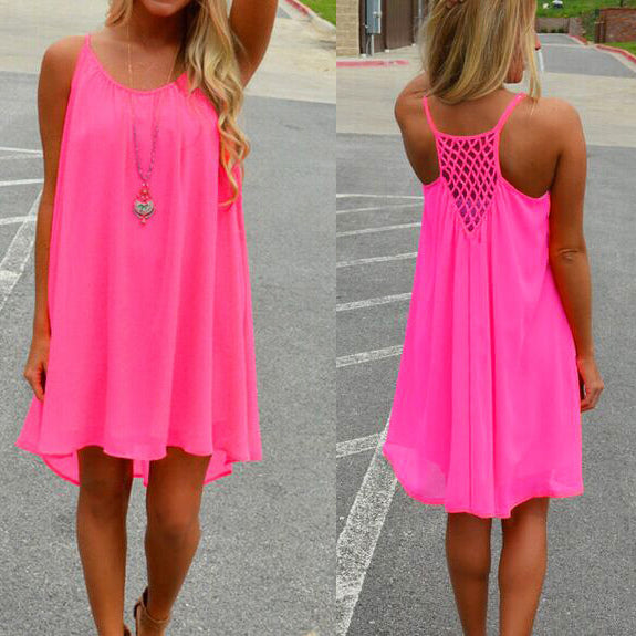 Chiffon Summer beach dress / Plus size also