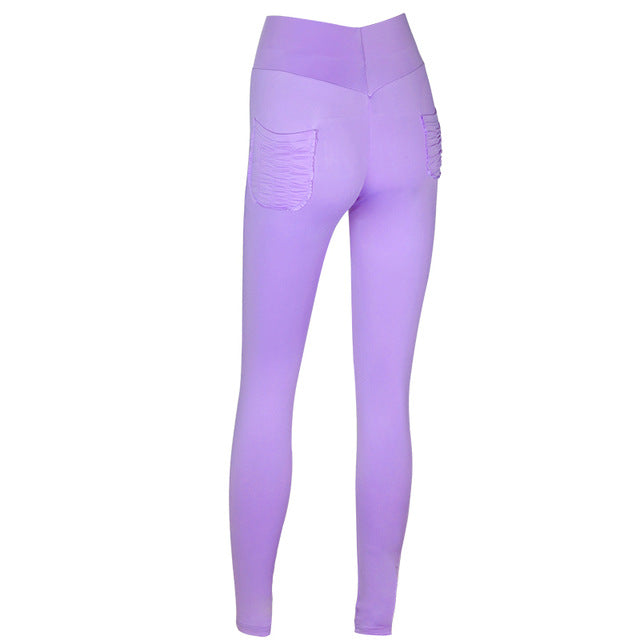Sexy High Waist Push Up Fitness Leggings / Workout Candy
