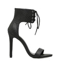 Lace UP High Heel Sandals