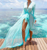 Long sleeve sheer Beach Cover up