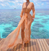 Long sleeve sheer Beach Cover up