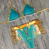 Bikini african / brazilian High waist swimwear Set