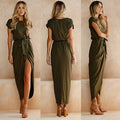 Long Women's Asymmetrical Dress