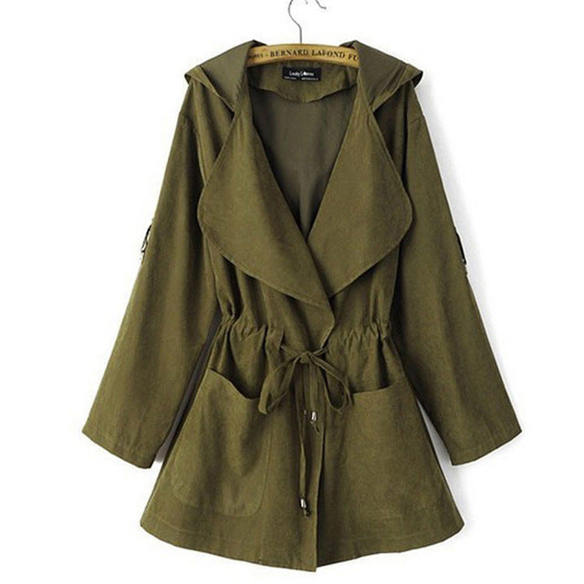 Casual Hooded Windbreaker OverCoat