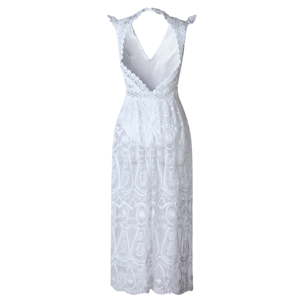 Striking vintage party maxi dress