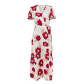 Sexy Vacation Floral Beach maxi dress