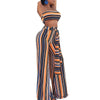 sexy Boho two-piece stripe  jumpsuit