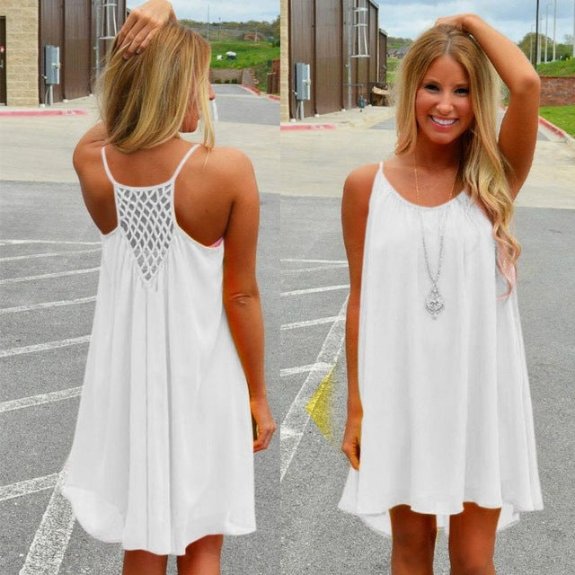 Chiffon Summer beach dress / Plus size also