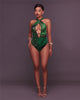 Floral Printed One Piece Swimsuit / With Cover-Up Set